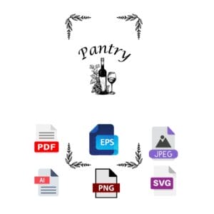 pantry sign svg