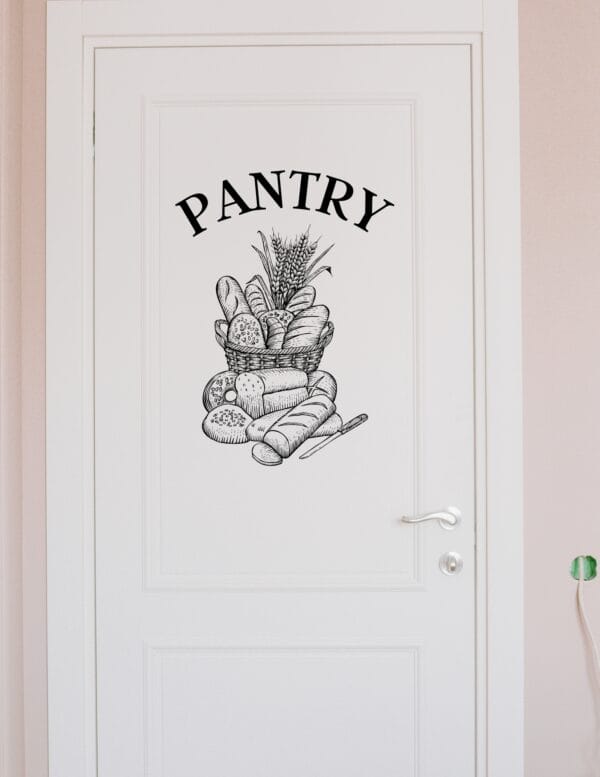 Rustic Farm Pantry Engraving Design 004