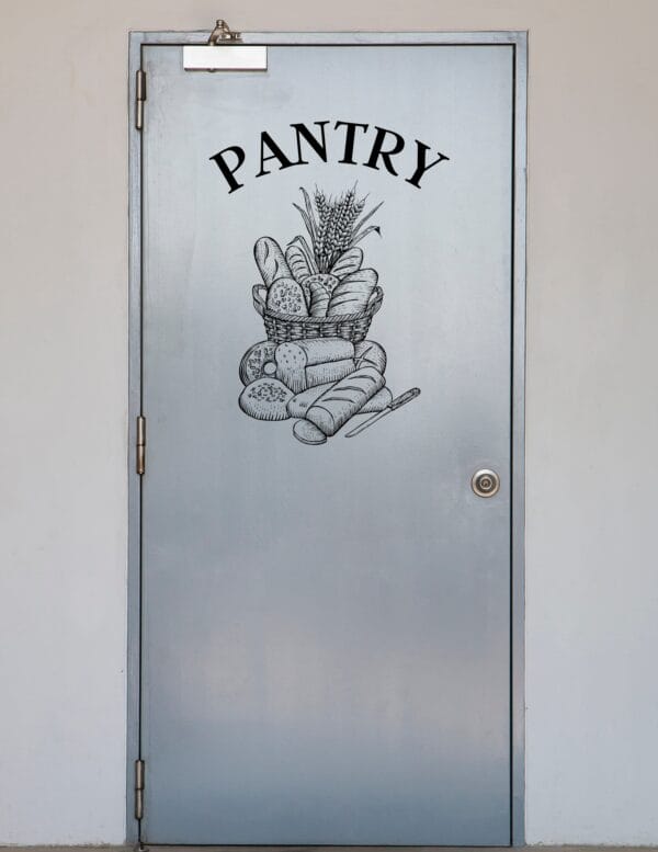 Vintage Pantry Basket Design SVG PNY-09 | Rustic Kitchen Door File - Image 2