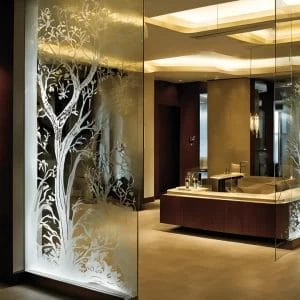Luxury glass décor
