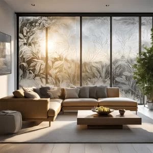 Luxury glass décor
