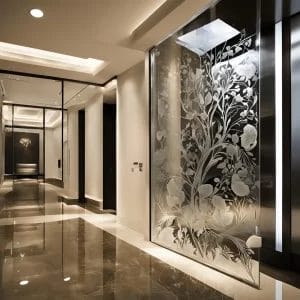 Luxury glass décor
