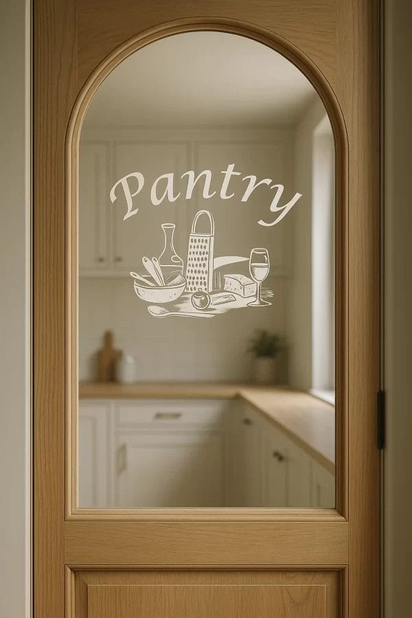Pantry Arch Label SVG